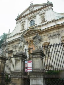 Jesuit church in Krakow 